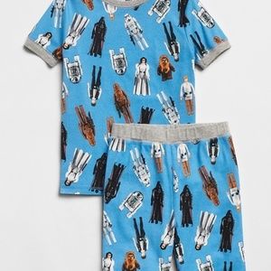 NWT Gap Boys Summer Short Pajamas - Star Wars